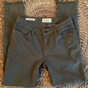 Lucky Brand Super Skinny Olive Green Jeans